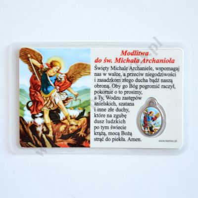 MICHAŁ ARCHANIOŁ - MEDALIK FOLIOWANY - 71871