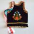 GORSET KRAKOWSKI - ROZMIAR 98-104 - czarny/bordo - 9861