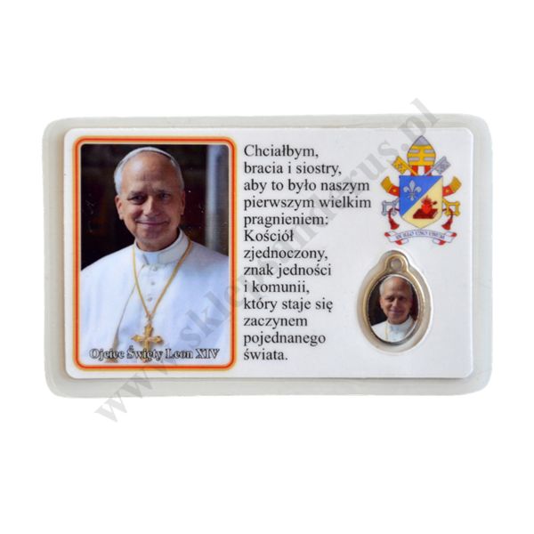PAPIEŻ LEON XIV - MEDALIK FOLIOWANY - 86350
