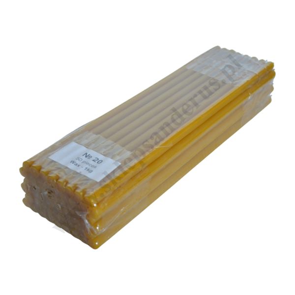 ŚWIECE CERKIEWNE WOSKOWE - wys. 29 cm - 50 szt. - 1 kg - N20W