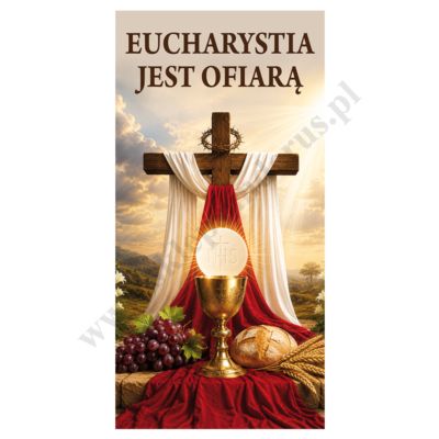 BANER NA BOŻE CIAŁO - wzór 244 - 0.75 x 1.5 m - WYPRZEDAŻ!!!