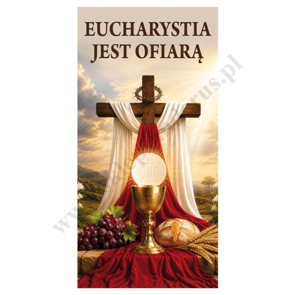 BANER NA BOŻE CIAŁO - wzór 244 - 0.75 x 1.5 m - WYPRZEDAŻ!!!