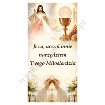 BANER PRYMICYJNY- wzór 28 - 0.98 x 1.98 m - WYPRZEDAŻ!!!
