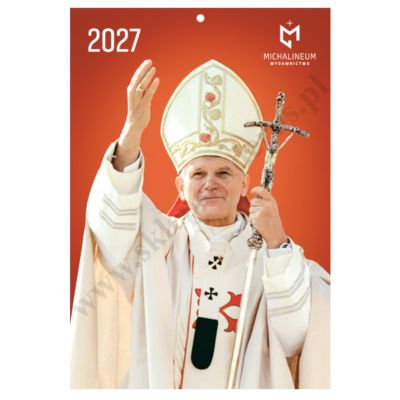 ŚW.JAN PAWEŁ II - KALENDARZ 2027 - format A4 - 58808