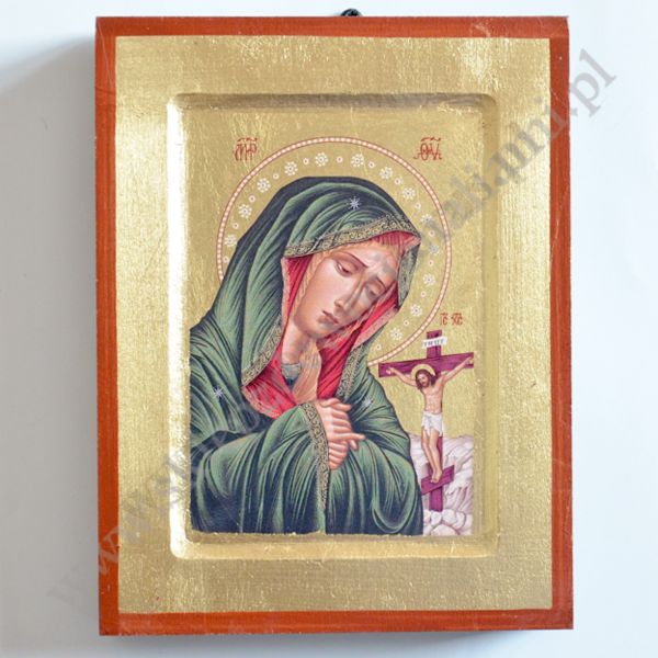 MATKA BOŻA BOLESNA POD KRZYŻEM - ikona 14 x 18 cm - 11040