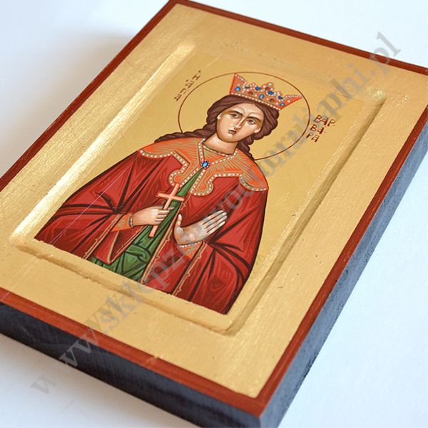ŚWIĘTA BARBARA - ikona 14 x 18 cm - 84862