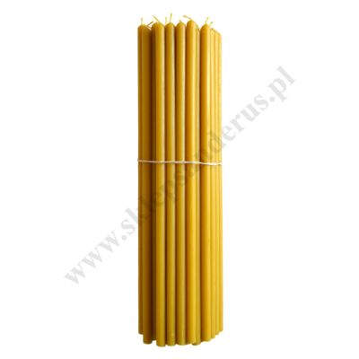 ŚWIECE CERKIEWNE WOSKOWE - wys. 39 cm - 50 szt. - 2 kg - N10W