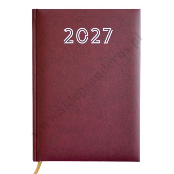 TERMINARZ 2027 - A5 - STANDARD BORDO - 72044