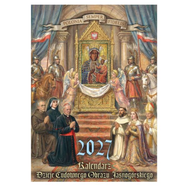 KALENDARZ JASNOGÓRSKI 2027 - format A4 - 7217
