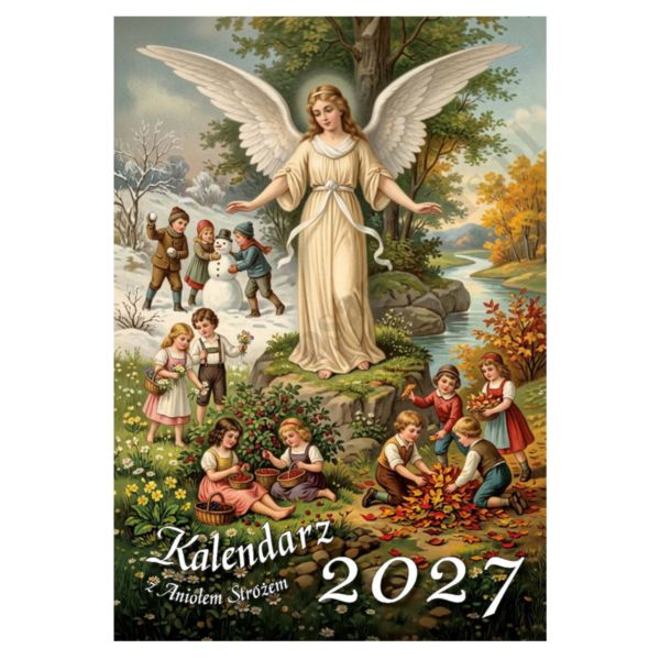 ANIELSKI KALENDARZ NA ROK 2027 - format A4 - 81224