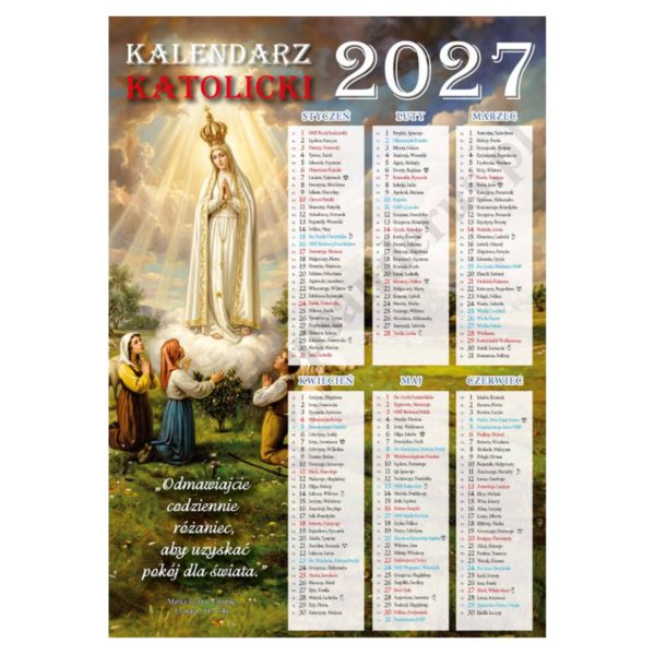 KALENDARZ DWUSTRONNY NA ROK 2027 - 3118