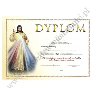 DYPLOM UKOŃCZENIA KATECHEZY - 60014