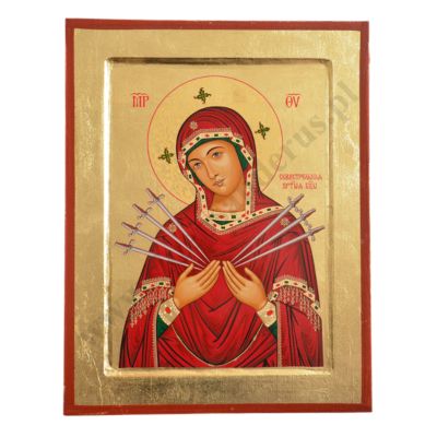 SIEDEM MIECZY BOLEŚCI - ikona 24 x 31 cm - 89649