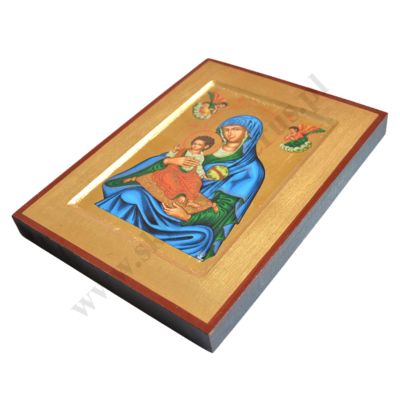MATKA BOŻA Z DZIECIĄTKIEM - ikona 18 x 23.5 cm - 85629