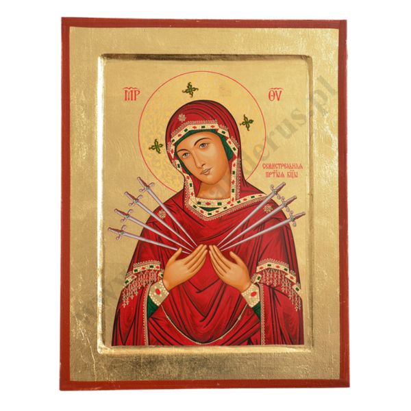 SIEDEM MIECZY BOLEŚCI - ikona 24 x 31 cm - 89649