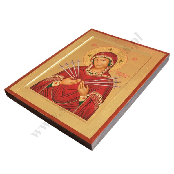 SIEDEM MIECZY BOLEŚCI - ikona 24 x 31 cm - 89649