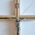 KRZYŻ DREWNIANY Z WSTAWKĄ METALOWĄ - wys.27 cm