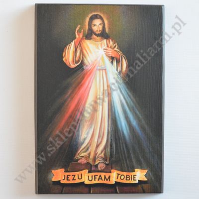 JEZU UFAM TOBIE - ikona 25.8 x 37.8 cm - 0677