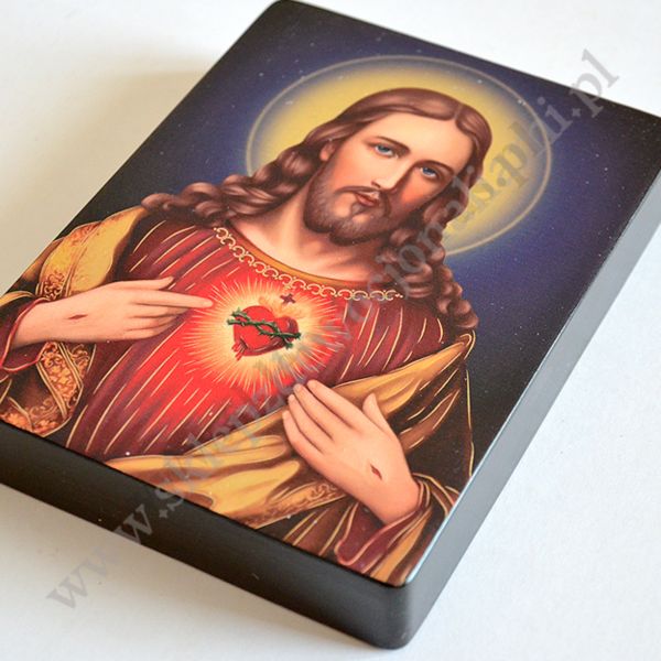 SERCE PANA JEZUSA - ikona 12 x 16 cm - 80434
