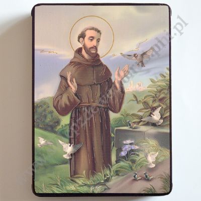 ŚWIĘTY FRANCISZEK - ikona 12 x 16.5 cm - 3625-B