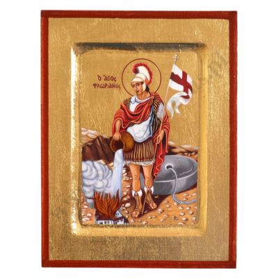 ŚWIĘTY FLORIAN - ikona 14 x 18 cm - 74523