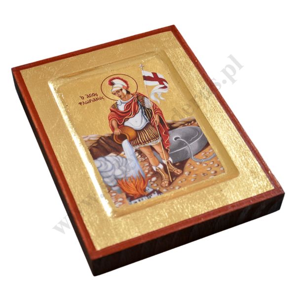 ŚWIĘTY FLORIAN - ikona 14 x 18 cm - 74523