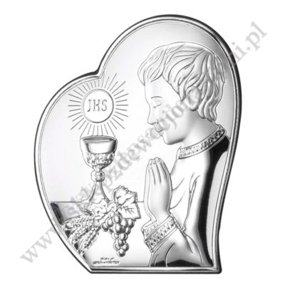 PAMIĄTKA I KOMUNII ŚWIĘTEJ - OBRAZEK SREBRNY - 81123/0L