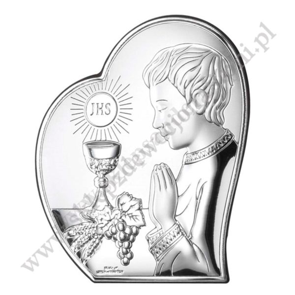 PAMIĄTKA I KOMUNII ŚWIĘTEJ - OBRAZEK SREBRNY - 81123/0L