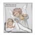 ANIOŁ STRÓŻ - OBRAZEK SREBRNY 11 x 11 cm - DS15/2C