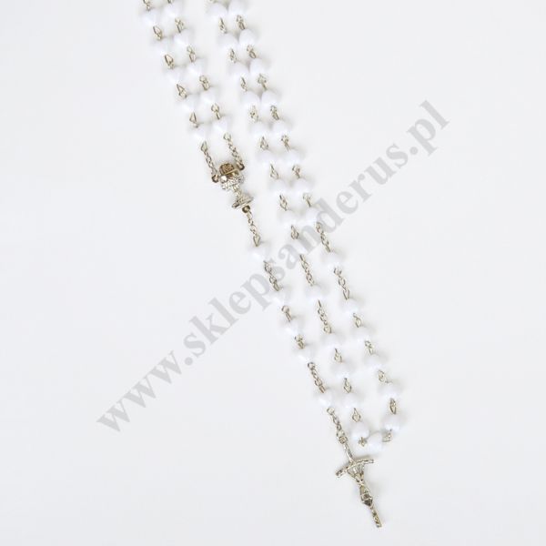 RÓŻANIEC SERCA BIAŁE - 51419