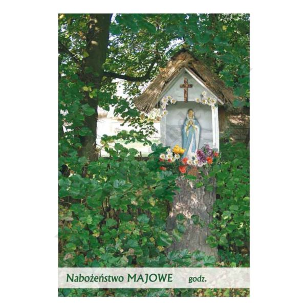 PLAKAT - NABOŻEŃSTWA MAJOWE - format 33 x 48 cm - 2181