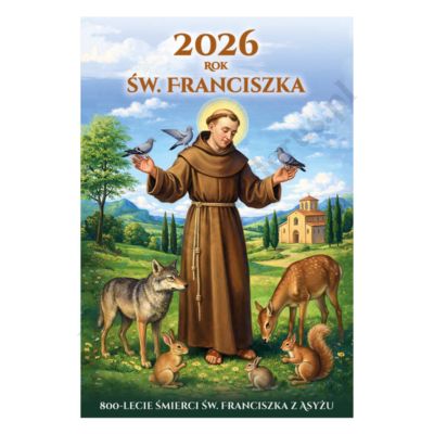 PLAKAT - ROK ŚW. FRANCISZKA - format 33 x 48 cm - 50548