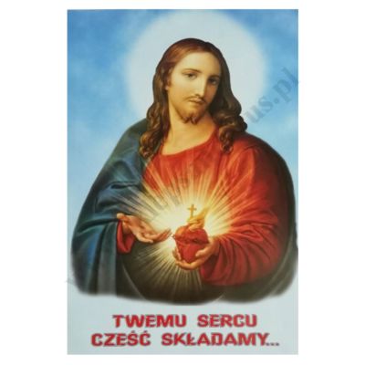 PLAKAT - TWEMU SERCU CZEŚĆ SKŁADAMY - format 33 x 48 cm - 81359
