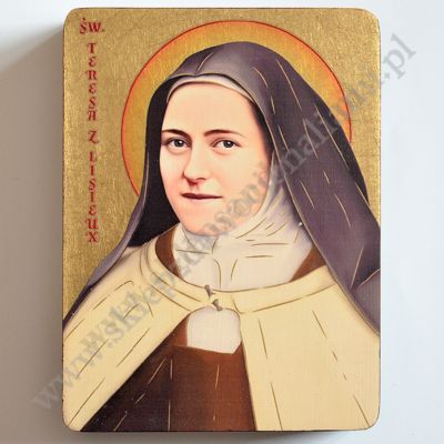 ŚWIĘTA MATKA TERESA Z LISIEUX - ikona 12 x 16 cm 4072-B