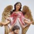 ŚWIĘTA RODZINA I ANIOŁ - wys. 29 cm - A9222