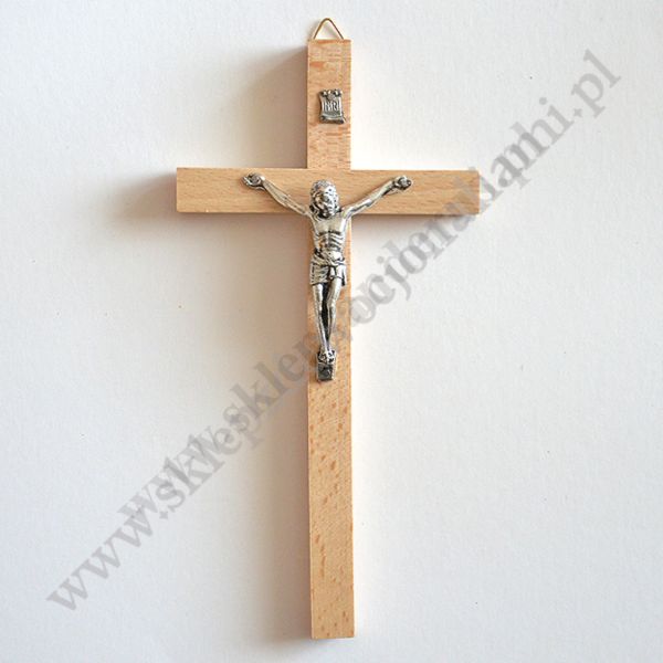 KRZYŻ DREWNIANY - wys.20 cm - 5869A