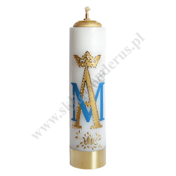 ŚWIECA OŁTARZOWA OLEJOWA - wys. 30 cm - 86884