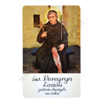 ŚWIĘTY PEREGRYN LAZIOSI - biznes karta - 72037