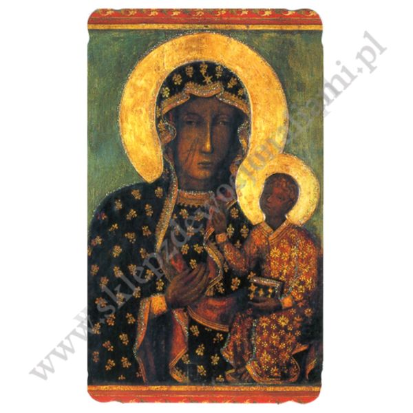 MATKA BOŻA CZĘSTOCHOWSKA - obrazek 6.5 x 11 cm - paczka 100 szt. - 30159
