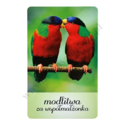 MODLITWA O WSPÓŁMAŁŻONKA - biznes karta - 65203