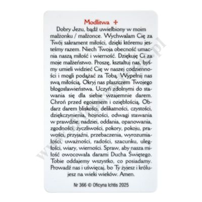 MODLITWA O WSPÓŁMAŁŻONKA - biznes karta - 65203