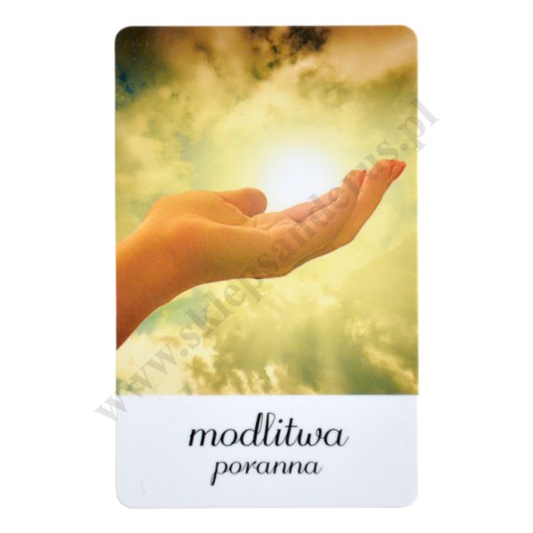 MODLITWA PORANNA - biznes karta - 64106
