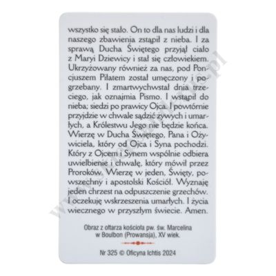 CREDO - WYZNANIE WIARY - biznes karta - 63460