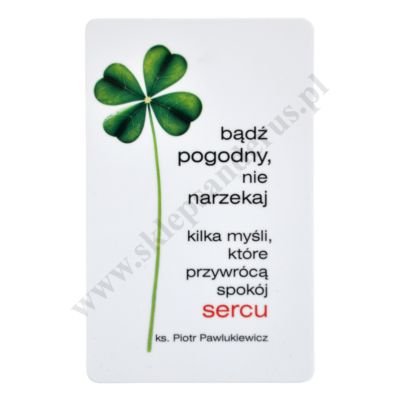 BĄDŹ POGODNY - biznes karta - 65201
