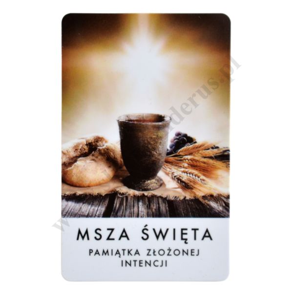 MSZA ŚWIĘTA - biznes karta - 65201