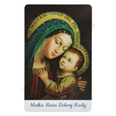MATKA BOŻA DOBREJ RADY - biznes karta - 38520