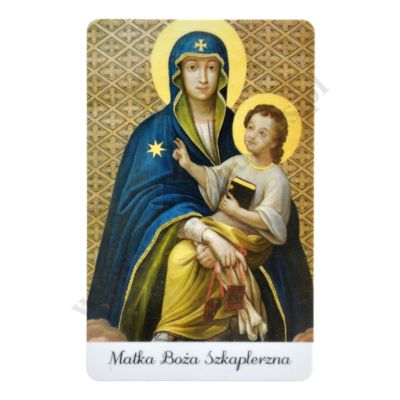 MATKA BOŻA SZKAPLERZNA - biznes karta - 80849
