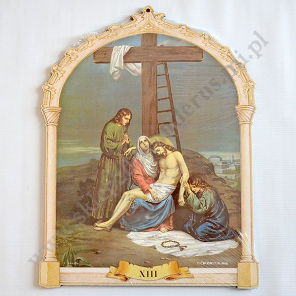 STACJE DROGI KRZYŻOWEJ - komplet 32 x 42 cm- 0317