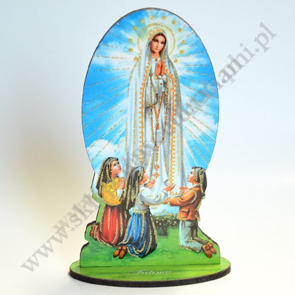 MATKA BOŻA FATIMSKA - stojaczek wys. 12.5 cm - 87037