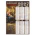 KALENDARZ DWUSTRONNY NA ROK 2027 - format 24 x 34 cm - 74477